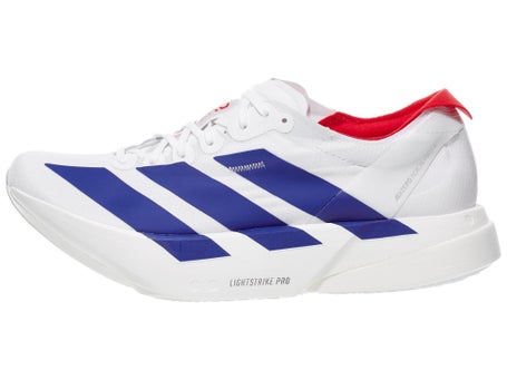 adidas adizero Adios Pro 4\Mens Shoes\White/Royal/Ruby