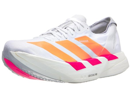 adidas adizero Adios Pro 4\Mens Shoes\White/Orange/Red