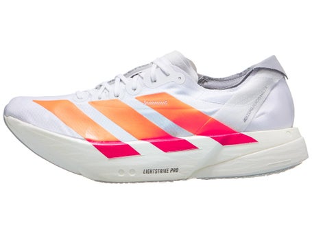 adidas adizero Adios Pro 4\Womens Shoes\White/Oran/Red