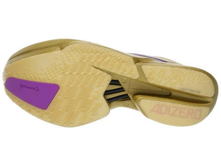adidas adizero Adios Pro 4\Womens Shoes\Sand/Purp/Gold