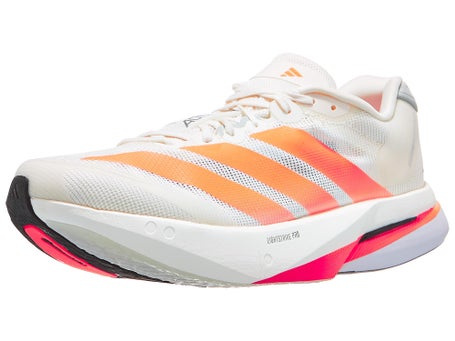 adidas adizero Boston 13\Mens Shoes\White/Orange/Grey