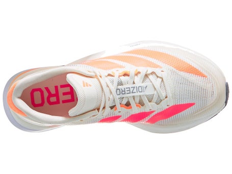 adidas adizero Boston 13\Womens Shoes\White/Orange