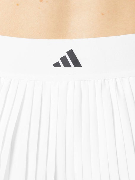 adidas Womens Core Club Pleat Skirt - White