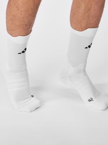 Chaussettes tennis Adidas Crew Tech - Coloris blanc ou noir