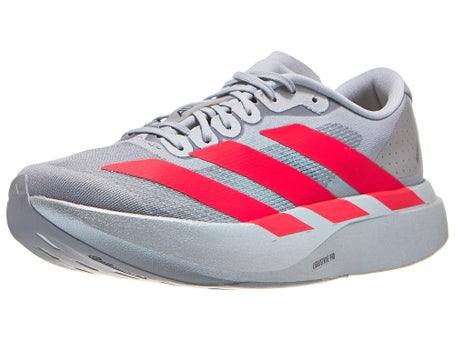 adidas Adizero Evo SL\Womens Shoes\Silver/Red/Iron