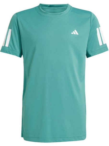T Shirt Garçon adidas Fall Club 3 Stripe Crew