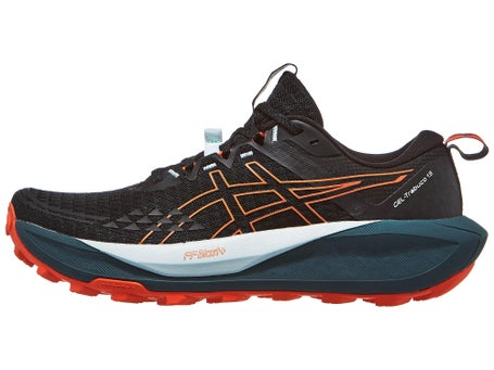 Scarpe ASICS Gel Trabuco 13 Nero Arancione Nova Uomo
