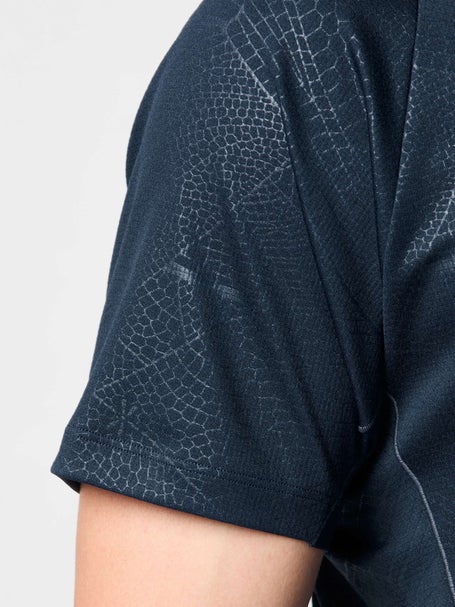 Asics Mens Game All Over Print Crew Navy