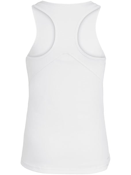 adidas Girls Core Club Tank White