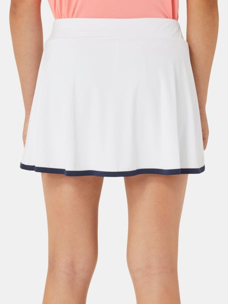 Gonna Asics Core Bianco Bambina