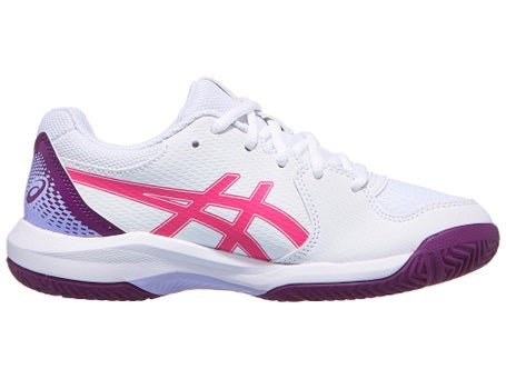 Asics Gel Dedicate 8 Padel\Wh/Dragon Fruit Junior Shoes