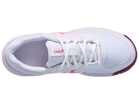Asics Gel Dedicate 8 Padel\Wh/Dragon Fruit Junior Shoes