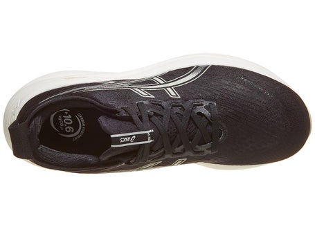 ASICS Gel Nimbus 27 Wide\Mens Shoes\Black/Lake Grey