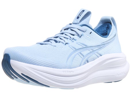 ASICS Gel Nimbus 28\Womens Shoes\Solid Air/Calm Ingigo
