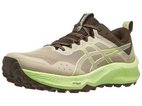 ASICS Gel Trabuco Terra 3\Mens Shoes\Khaki/Lime Green