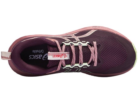 Chaussures Femme ASICS Gel Trabuco Terra 3 Aubergine Yellow