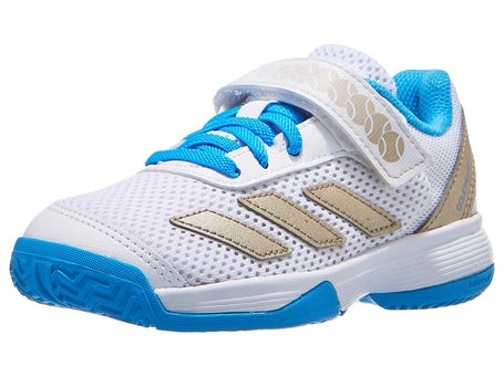 adidas Courtflash Comfort K AC\White/Aqua Junior Shoes