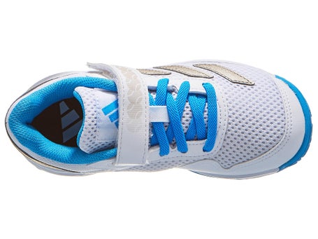 adidas Courtflash K Comfort AC\White/Aqua Junior Shoes