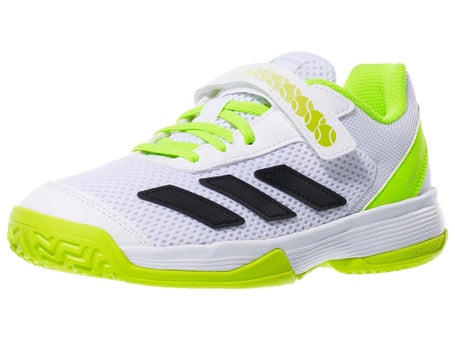 Chaussures Junior adidas Courtflash Comfort K White Lemon TOUTES SURFACES