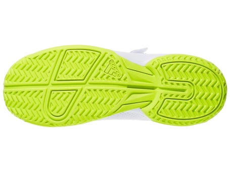adidas Courtflash Comfort K AC\White/Lemon Junior Shoes