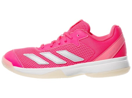 adidas Courtflash K AC\Pink/Silver Junior Shoes