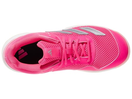 adidas Courtflash K AC\Pink/Silver Junior Shoes