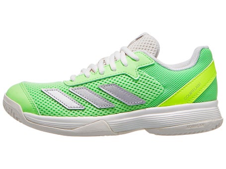 Zapatillas júnior adidas Courtflash K Teal Plateado Lemon MULTIPISTA