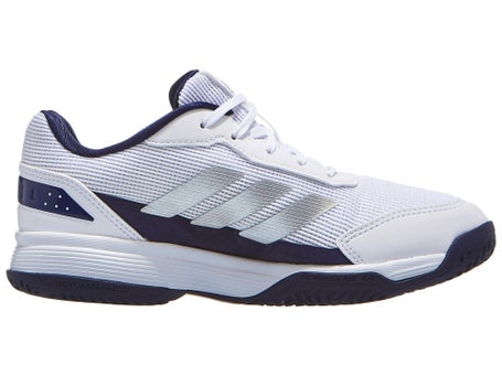 adidas Crazyquick Padel\White/Dark Blue Junior Shoes