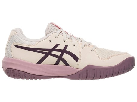Asics Gel Resolution X GS\Oat/Dk Aubergine Junior Shoe