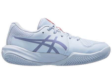 Asics Gel Resolution X GS Clay\Sky/Grey Bl Junior Shoe