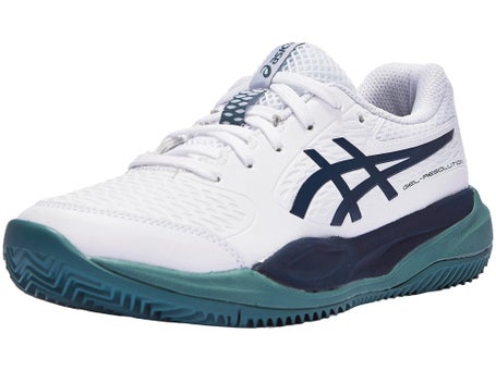 Chaussures Junior Asics Gel Resolution X GS Wh Midnight TERRE BATTUE