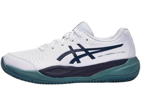 Asics Gel Resolution X GS Clay\Wh/Midnight Junior Shoe