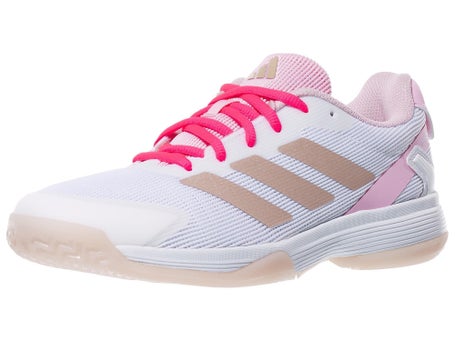Chaussures Junior adidas Ubersonic 5 K White Silver Purple TOUTES SURFACES