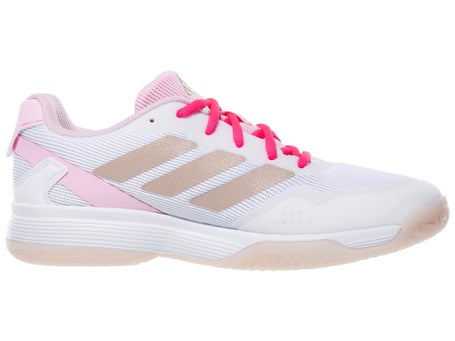 adidas Ubersonic 5 K AC\White/Silver/Purple Junior Shoe