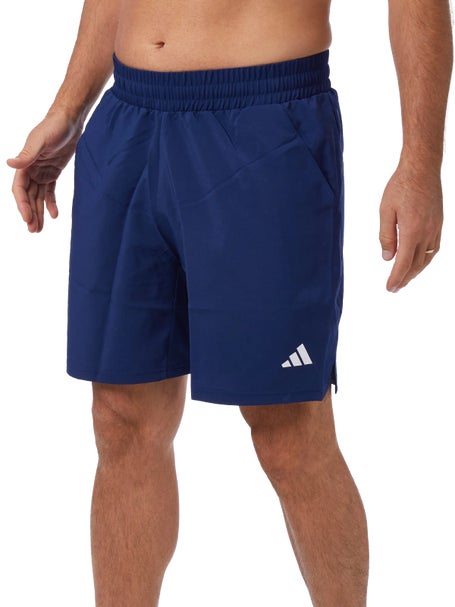 adidas Mens Team Court 7 Woven Short Navy