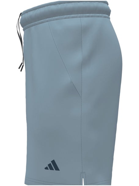 adidas Mens Team Court 7 Woven Short Lt. Blue