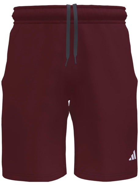 adidas Mens Team Court 7 Woven Short Red
