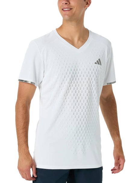adidas Mens London 3D Freelift Pro Top White