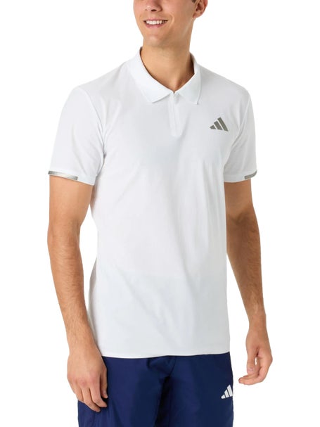 adidas Mens London Freelift Pro Polo White