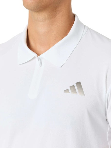 adidas Mens London Freelift Pro Polo White