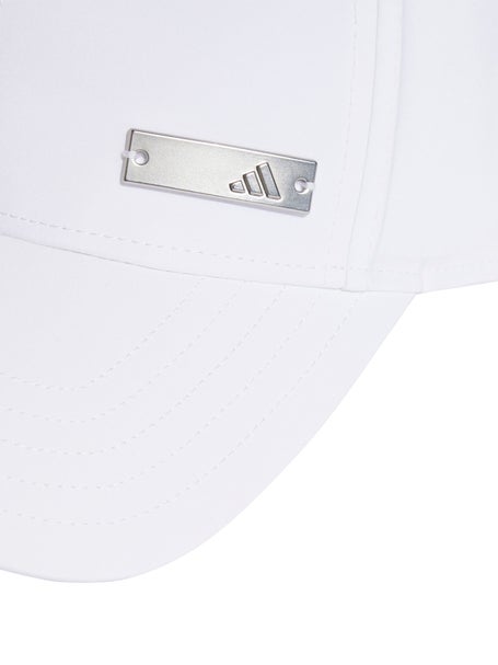 adidas Lightweight Metal Hat White