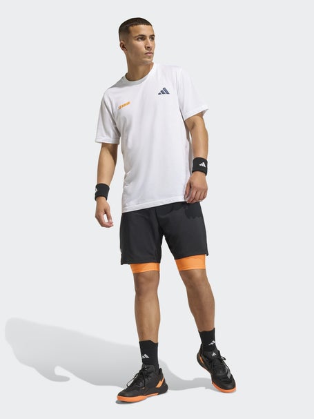 adidas Mens Spring Club 2-in-1 Short