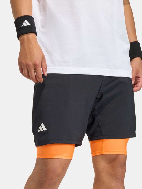 adidas Mens Spring Club 2-in-1 Short