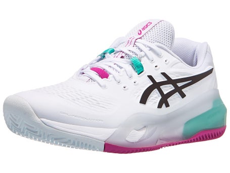 Asics Gel Resolution X Clay\Wh/Aurora Green Mens Shoes