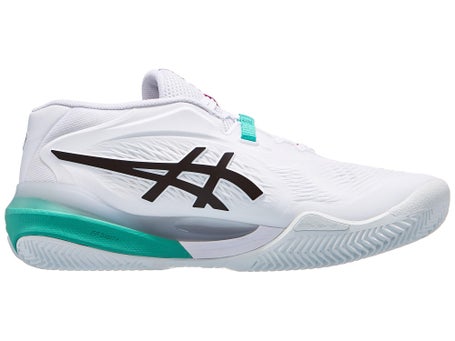 Asics Gel Resolution X Clay\Wh/Aurora Green Mens Shoes