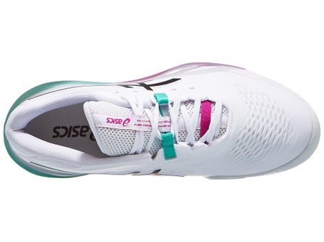 Asics Gel Resolution X Clay\Wh/Aurora Green Mens Shoes