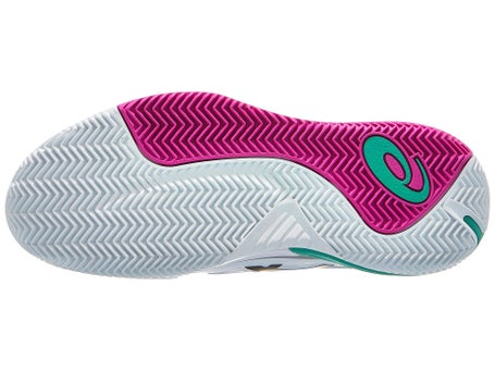 Asics Gel Resolution X Clay\Wh/Aurora Green Mens Shoes