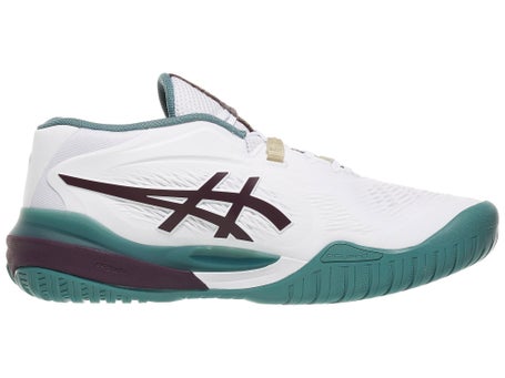 Asics Gel Resolution X AC\White/Dk Aubergine Mens Shoe