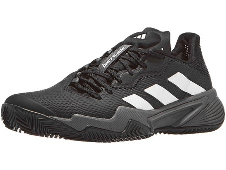 adidas Clay Black/White/Grey Shoe | Total Padel