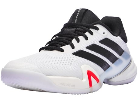 Scarpe adidas Barricade 14 Nero Bianco Rosso Uomo TERRA BATTUTA